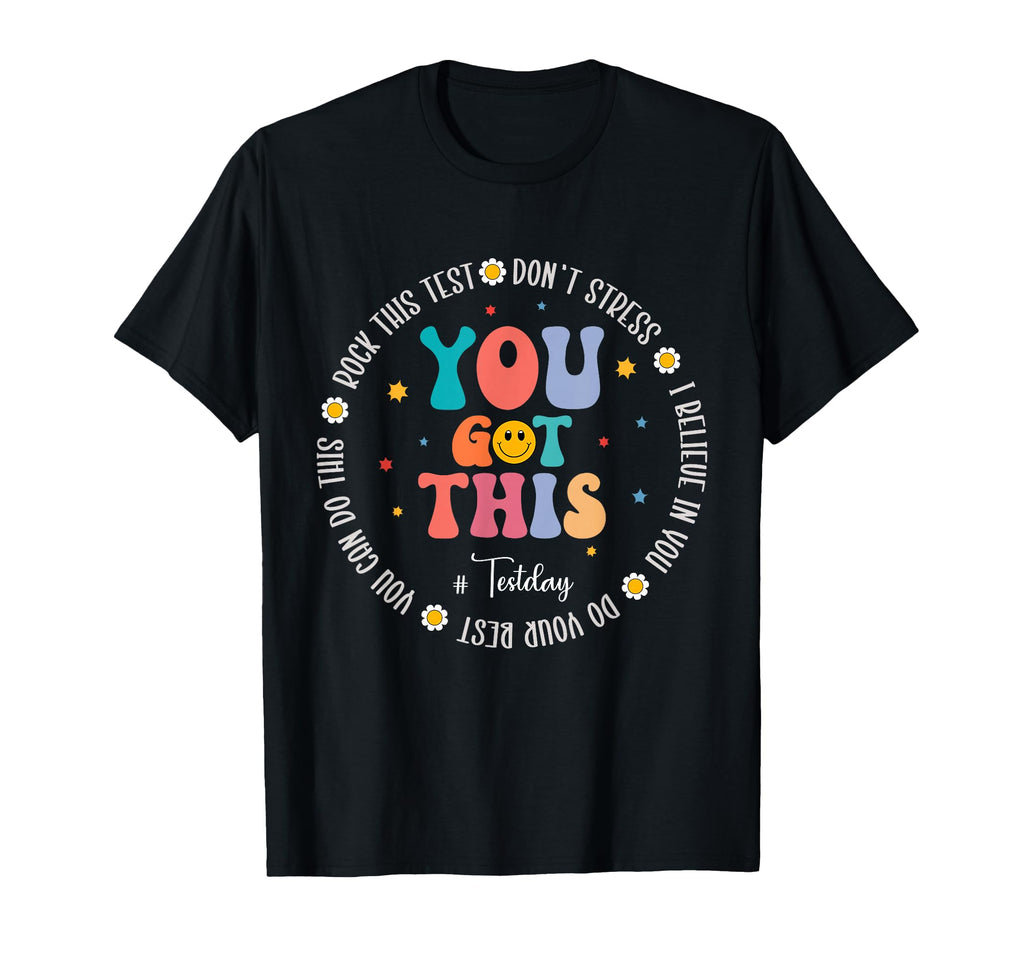 Rock Test Teacher Testing Day T-Shirt - Graphic Print for Adults - T-Shirt, Sweatshirt, Hoodie
