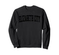 Elizabeth City Nc Distressed Black Sweatshirt - Custom Art Print Men Women - T-Shirt, Sweatshirt, Hoodie