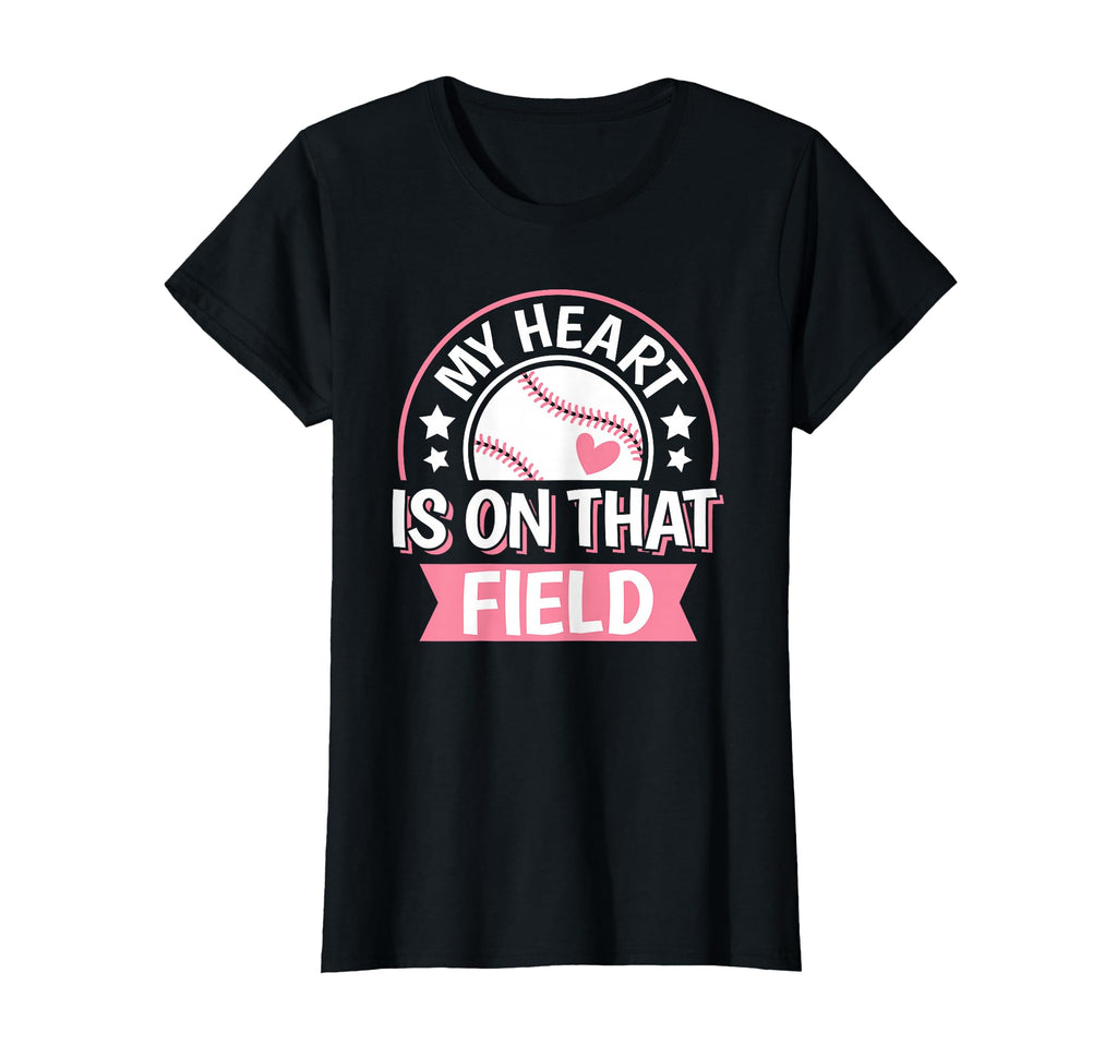 My Heart Is That Field Baseball Lover T-Shirt - Trendy Graphic Men Women - T-Shirt, Sweatshirt, Hoodie