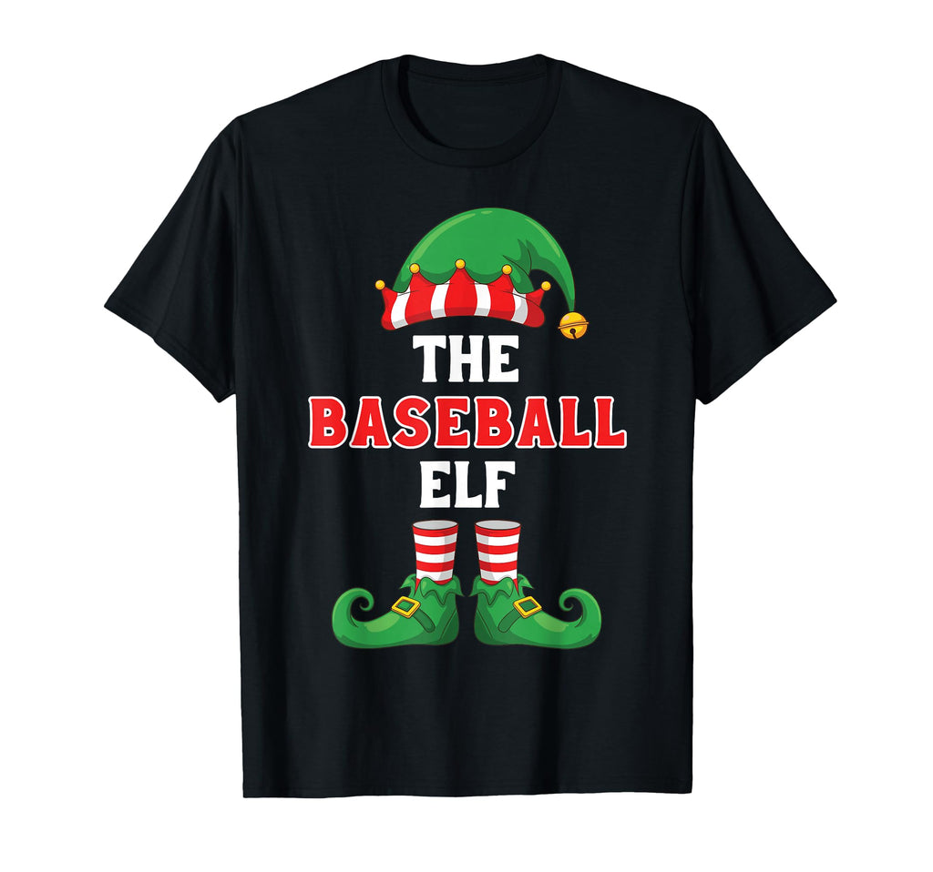 Baseball Elf Baseball Fan Mom Dad T-Shirt - Streetwear Style Unisex - T-Shirt, Sweatshirt, Hoodie