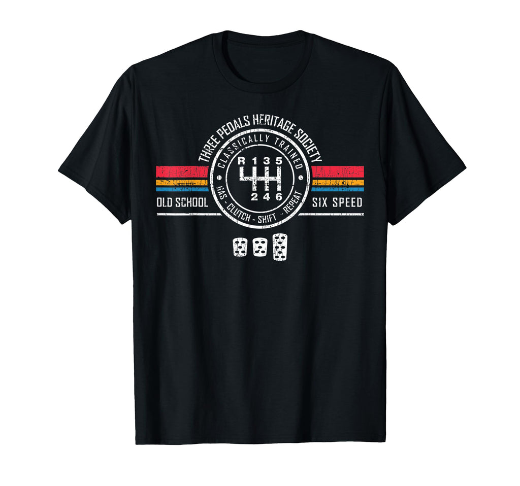 Three Pedals Heritage Society Old T-Shirt - Streetwear Style for Adults - T-Shirt, Sweatshirt, Hoodie