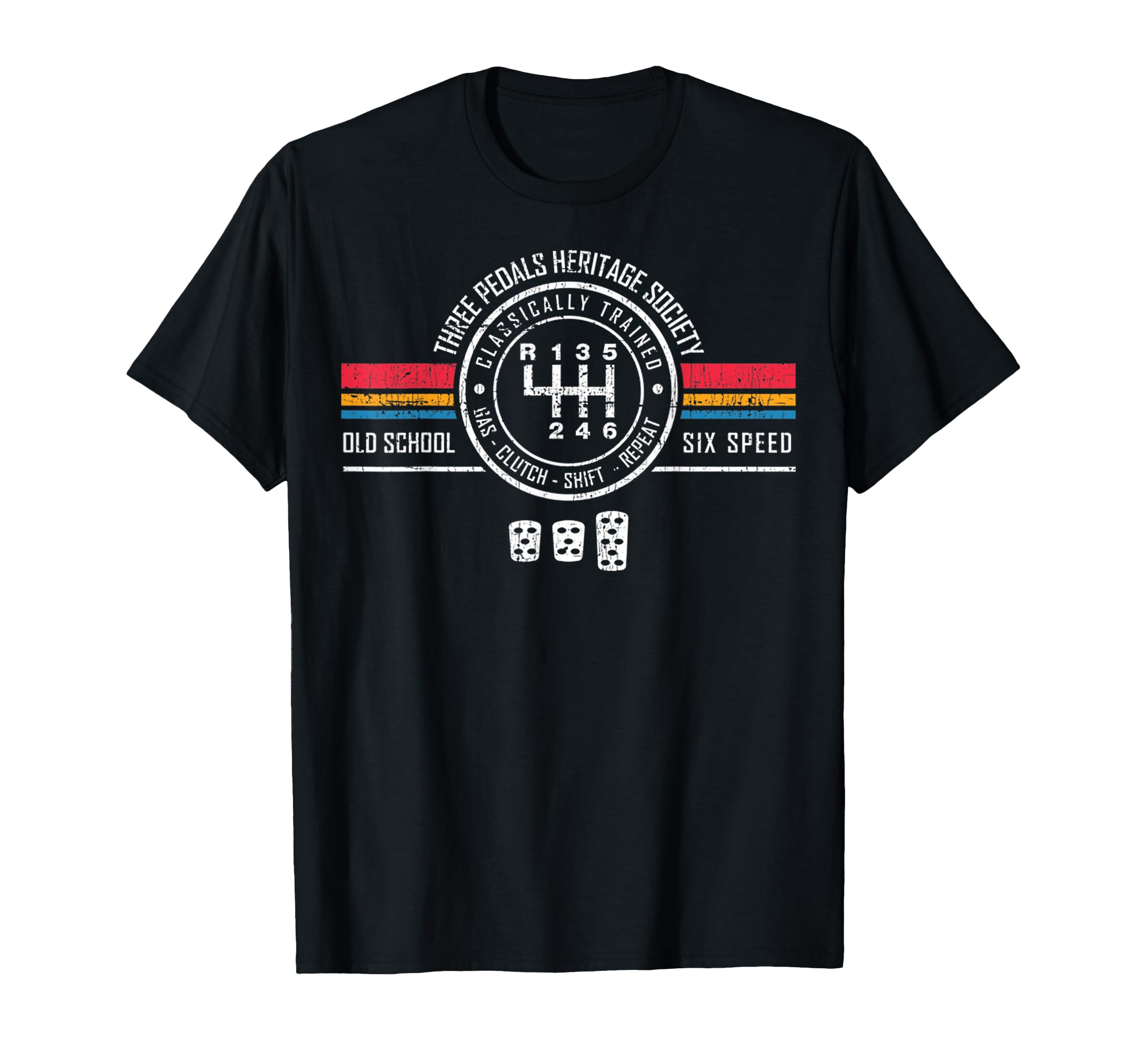 Three Pedals Heritage Society Old T-Shirt - Streetwear Style for Adults - T-Shirt, Sweatshirt, Hoodie