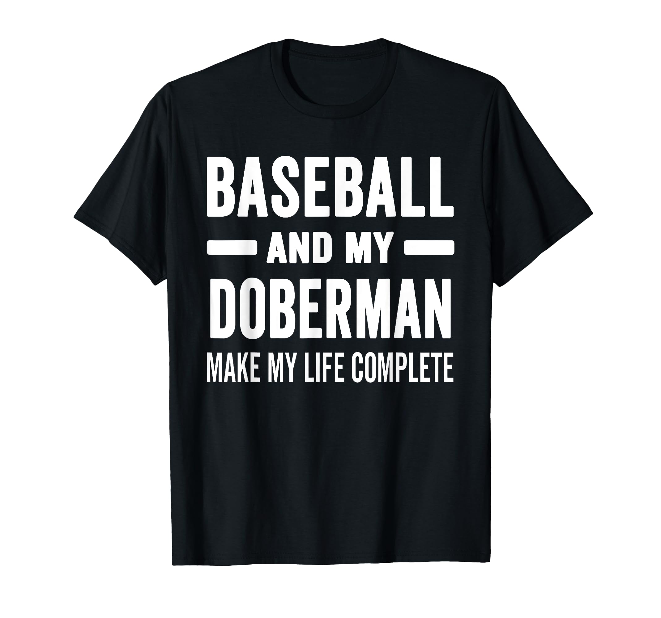 Baseball And My Doberman Mama Dog T-Shirt - Custom Art Print Men Women - T-Shirt, Sweatshirt, Hoodie