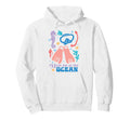 Meet Me Ocean Boho Beach Vacation Hoodie - Minimalist Print Unisex - T-Shirt, Sweatshirt, Hoodie