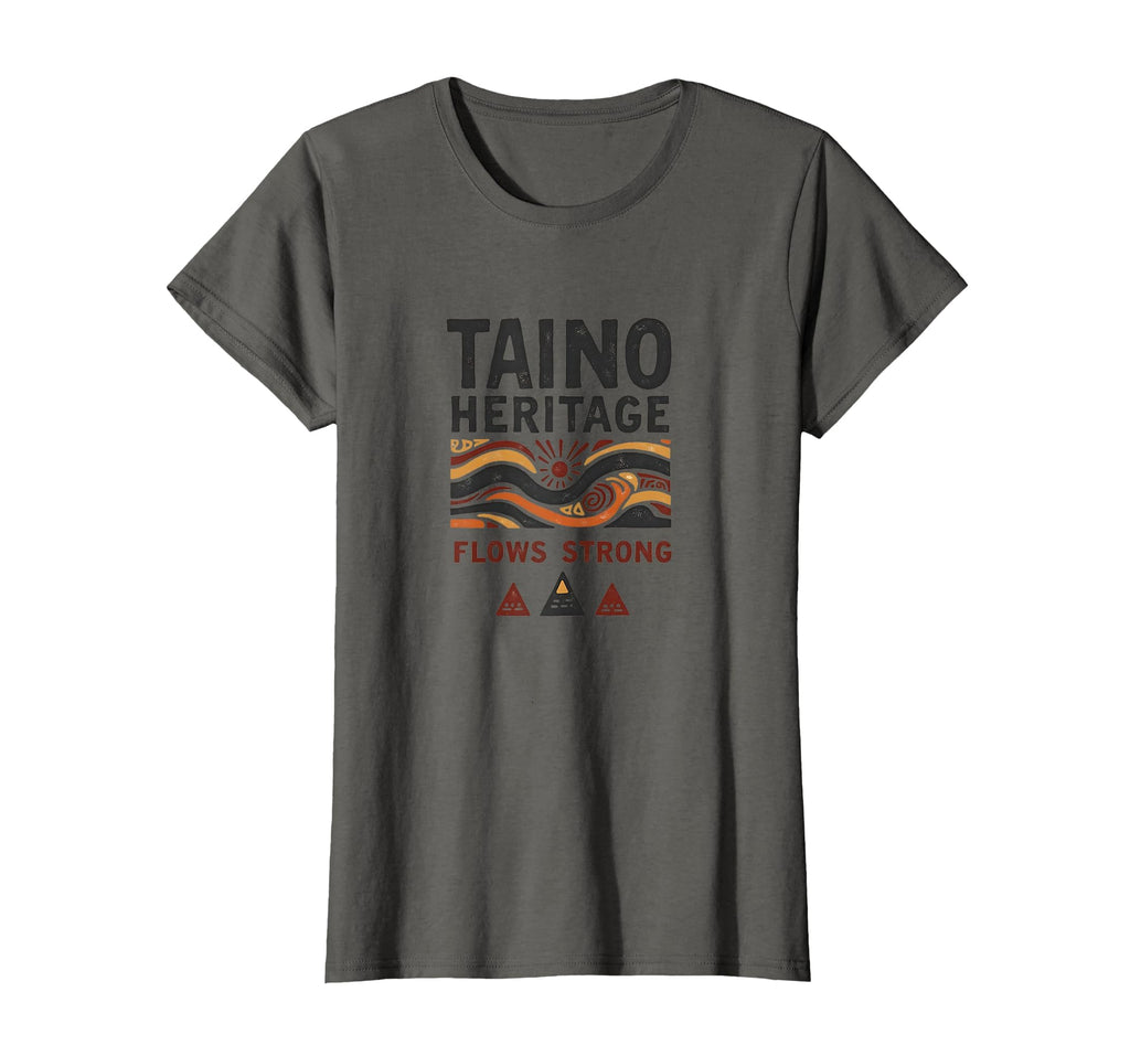 Taino Heritage Flows Strong Dominican T-Shirt - Novelty Apparel Unisex - T-Shirt, Sweatshirt, Hoodie