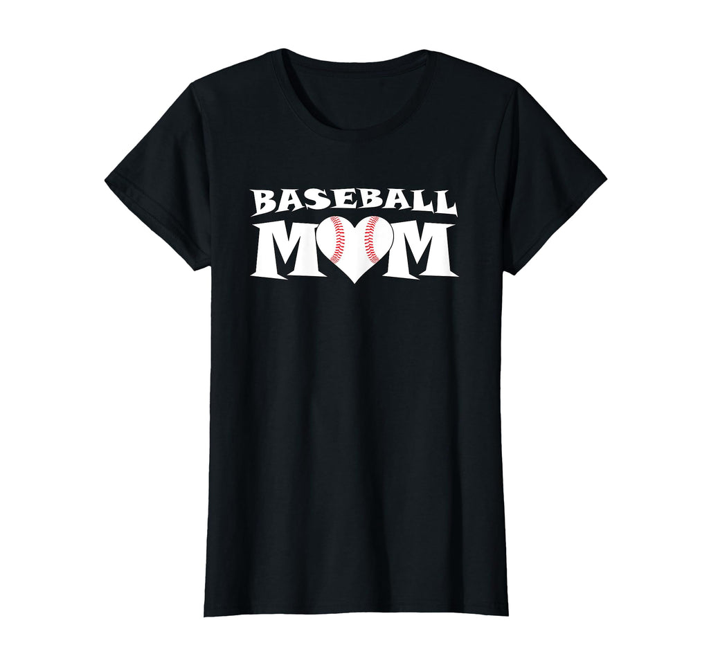 Proud Baseball Mom Heart Game Day T-Shirt - Trendy Graphic Unisex - T-Shirt, Sweatshirt, Hoodie