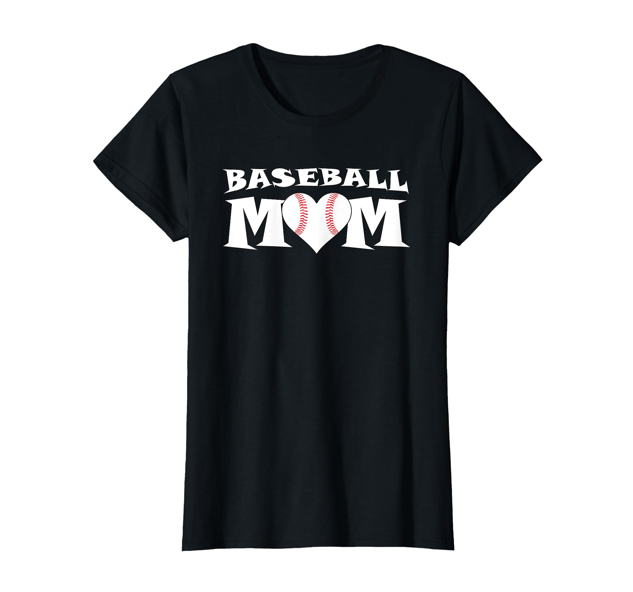 Proud Baseball Mom Heart Game Day T-Shirt - Trendy Graphic Unisex - T-Shirt, Sweatshirt, Hoodie