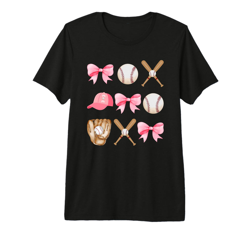 Baseball Mom Coquette Mothers Day T-Shirt - Streetwear Style Unisex - T-Shirt, Sweatshirt, Hoodie