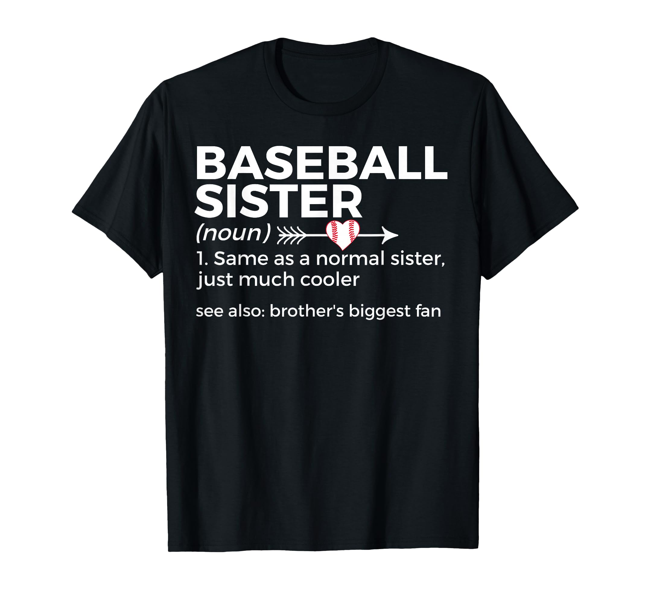 Baseball Sister Definition Brothers T-Shirt - Aesthetic Graphic Unisex - T-Shirt, Sweatshirt, Hoodie