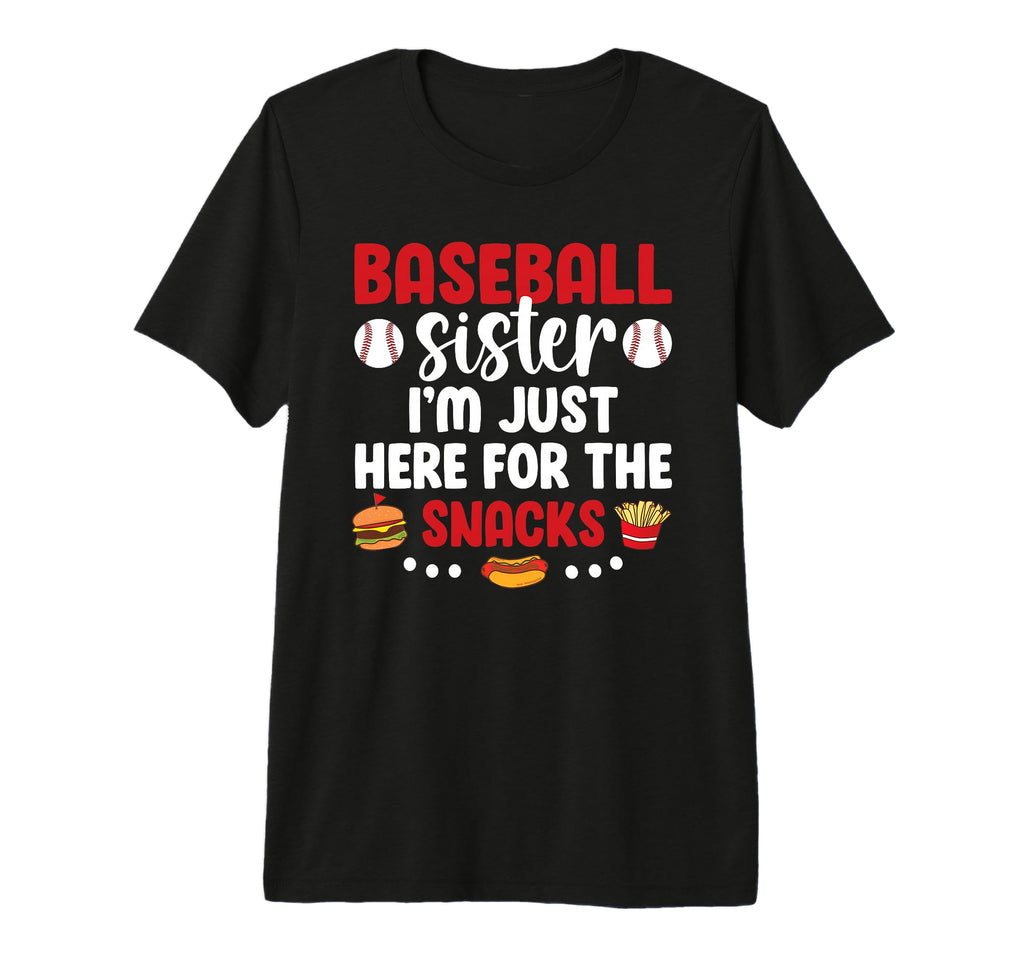 Baseball Sister Funny Sister T-Shirt - Custom Art Print for Adults - T-Shirt, Sweatshirt, Hoodie