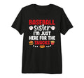 Baseball Sister Funny Sister T-Shirt - Custom Art Print for Adults - T-Shirt, Sweatshirt, Hoodie