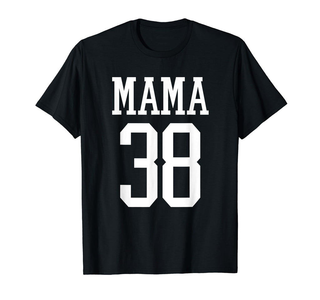 Number 38 Mama Biggest Fan Spirit Wear T-Shirt - Novelty Apparel Men Women - T-Shirt, Sweatshirt, Hoodie