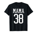 Number 38 Mama Biggest Fan Spirit Wear T-Shirt - Novelty Apparel Men Women - T-Shirt, Sweatshirt, Hoodie
