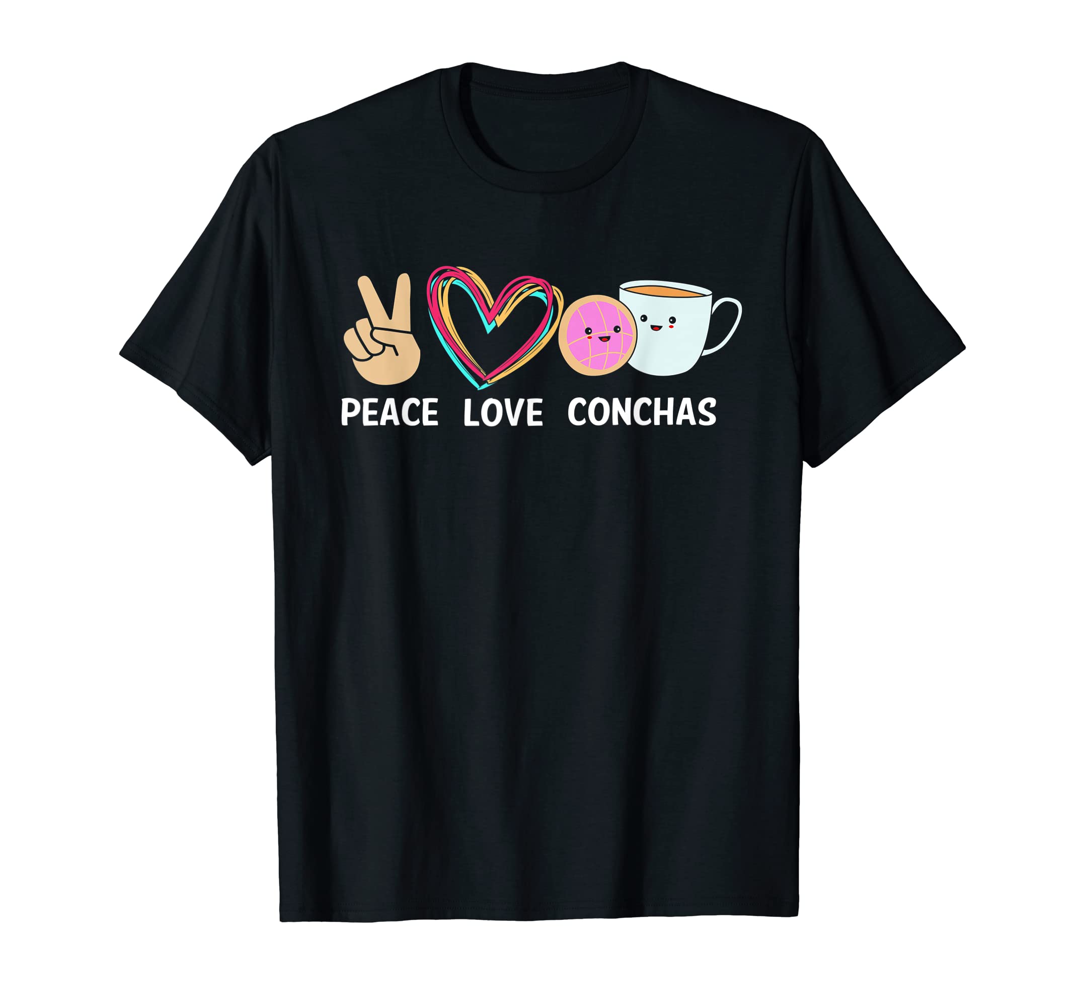 Hispanic Latina Mom Concha Lover Peace T-Shirt - Unique Graphic for Adults - T-Shirt, Sweatshirt, Hoodie