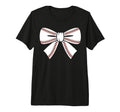 Baseball Bow Baseball Mom Mama Tri T-Shirt - Minimalist Print Men Women - T-Shirt, Sweatshirt, Hoodie
