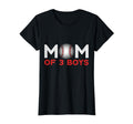 Mom 3 Baseball Mothers Day T-Shirt - Novelty Apparel Unisex - T-Shirt, Sweatshirt, Hoodie