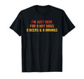 Im Just Here 9 Hot Dogs 9 Beers 9 Innings T-Shirt - Unique Graphic Unisex - T-Shirt, Sweatshirt, Hoodie