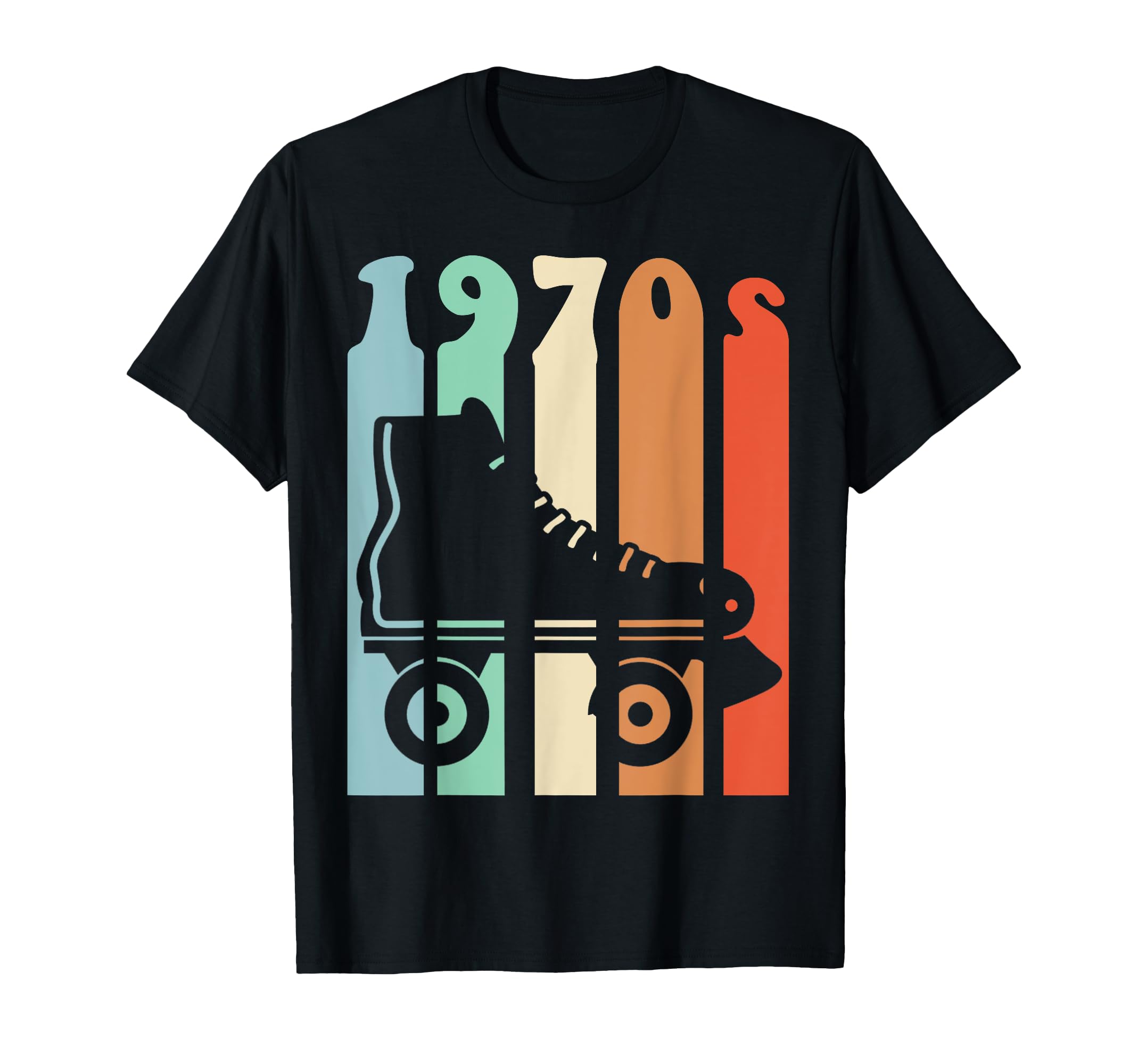 1970S Roller Skates And Gift T-Shirt - Graphic Print for Adults - T-Shirt, Sweatshirt, Hoodie