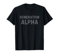 Generation Alpha Distressed T-Shirt - Trendy Graphic Men Women - T-Shirt, Sweatshirt, Hoodie