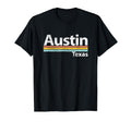 Austin Texas Worn Stripes T-Shirt - Minimalist Print Men Women - T-Shirt, Sweatshirt, Hoodie
