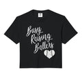 Busy Raising Ballers Baseball Hoodie - Fun Novelty Design for Adults - T-Shirt, Sweatshirt, Hoodie