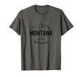 Missoula Montana Rocky Mountains Novelty Art T-Shirt - Graphic Print Unisex - T-Shirt, Sweatshirt, Hoodie