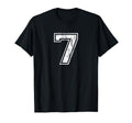 Number 7 Distressed Seven Sports T-Shirt - Streetwear Style Men Women - T-Shirt, Sweatshirt, Hoodie