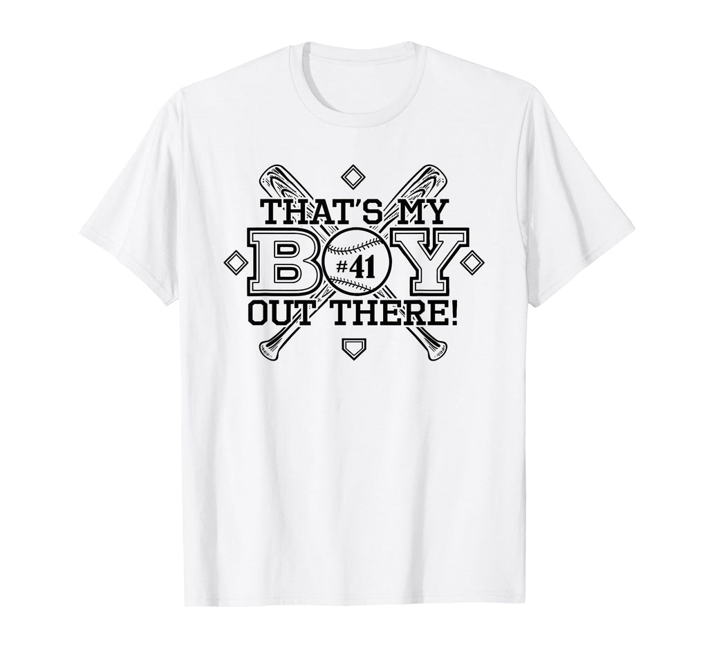 Baseball Mom Dad Thats My Proud T-Shirt - Fun Novelty Design Men Women - T-Shirt, Sweatshirt, Hoodie