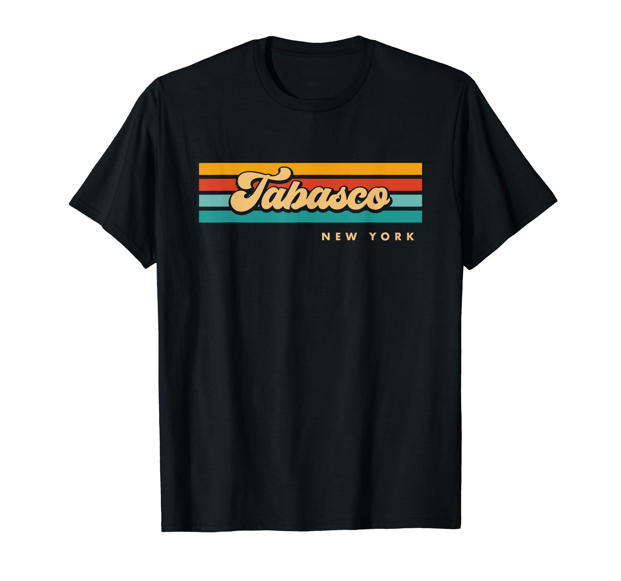 Sunset Stripes Tabasco New York T-Shirt - Aesthetic Graphic for Adults - T-Shirt, Sweatshirt, Hoodie