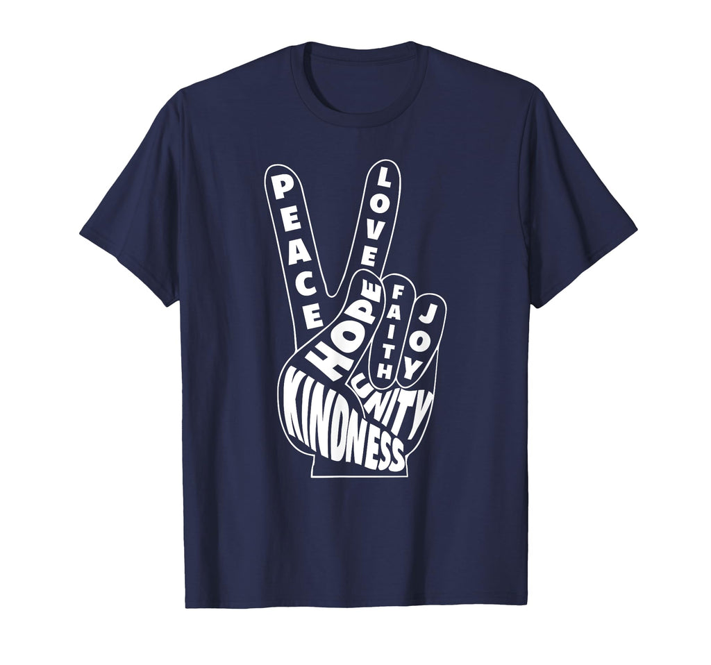 World Peace Love Hand Sign Kindness T-Shirt - Streetwear Style Unisex - T-Shirt, Sweatshirt, Hoodie