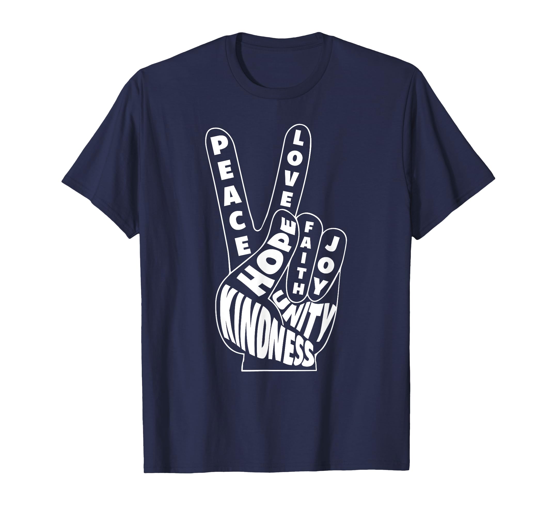 World Peace Love Hand Sign Kindness T-Shirt - Streetwear Style Unisex - T-Shirt, Sweatshirt, Hoodie