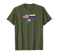Russia Usa Peace Not War United States T-Shirt - Trendy Graphic Unisex - T-Shirt, Sweatshirt, Hoodie