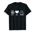 Funny Jewish Holiday Peace Love T-Shirt - Casual Everyday Wear Unisex - T-Shirt, Sweatshirt, Hoodie