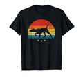 Vizla Silhouette Sunset T-Shirt - Graphic Print Men Women - T-Shirt, Sweatshirt, Hoodie
