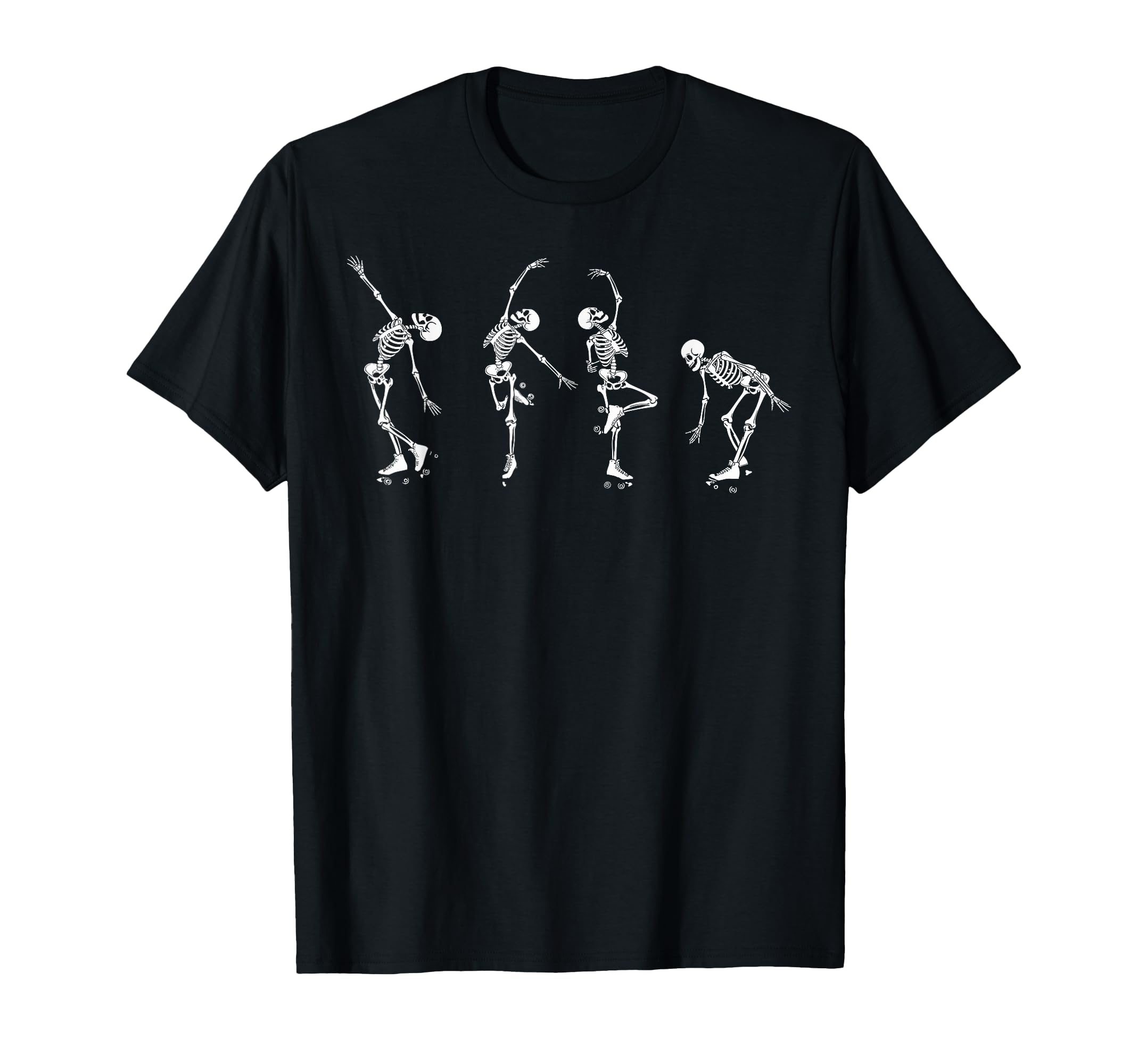 Skeletons Dance Roller Skates T-Shirt - Casual Everyday Wear for Adults - T-Shirt, Sweatshirt, Hoodie