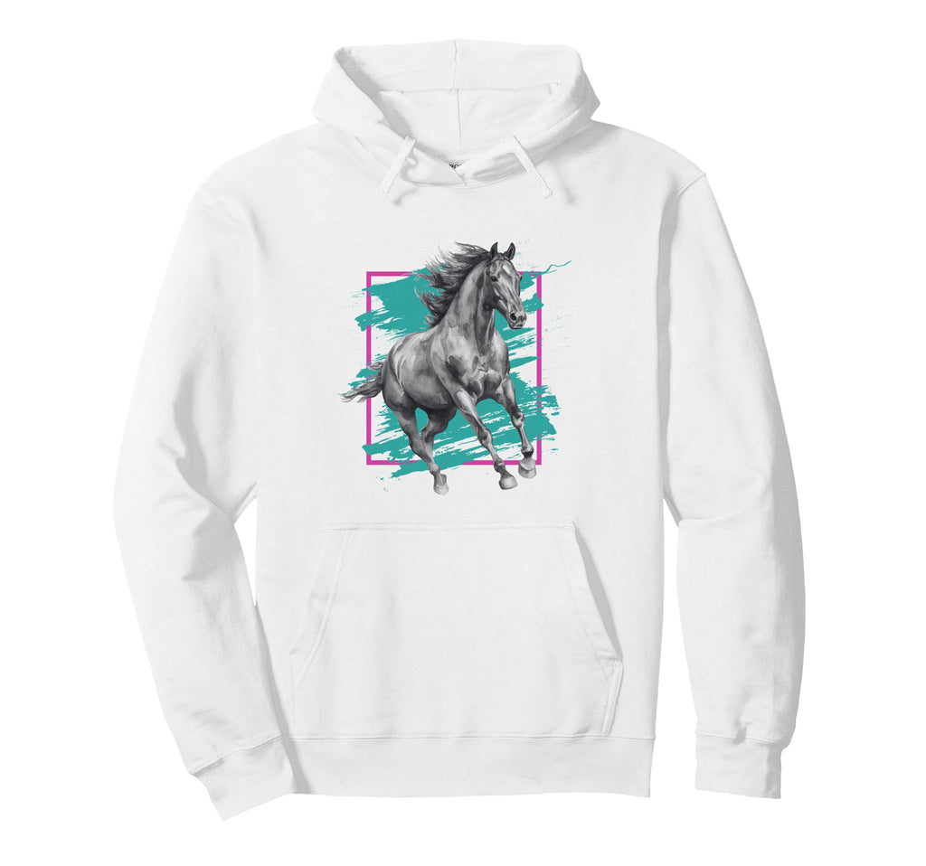 Horse Y2K 90S Aesthetic 2000S Hoodie - Fun Novelty Design for Adults - T-Shirt, Sweatshirt, Hoodie