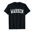 Warren Mi Distressed White Varsity T-Shirt - Graphic Print for Adults - T-Shirt, Sweatshirt, Hoodie