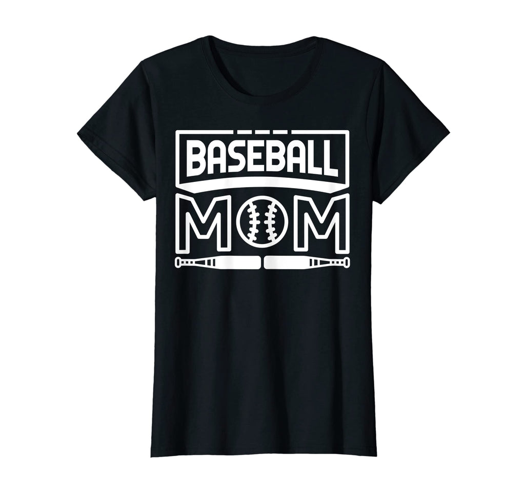 Womens Baseball Mom T-Shirt - Unique Graphic Men Women - T-Shirt, Sweatshirt, Hoodie