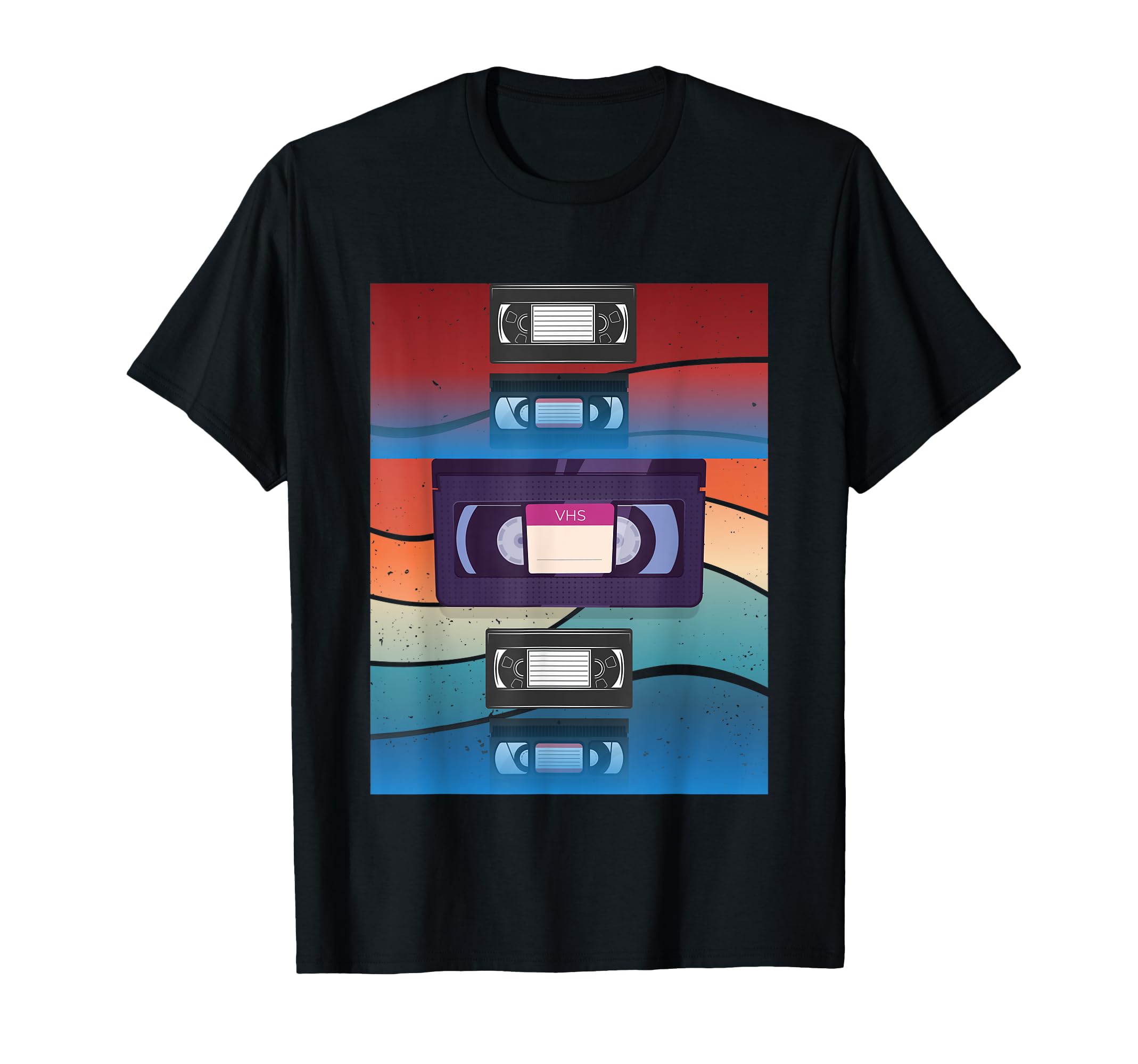 Sunset Vhs Cassette Players Vhs T-Shirt - Casual Everyday Wear Men Women - T-Shirt, Sweatshirt, Hoodie
