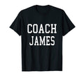 Coach James Custom Football Soccer T-Shirt - Aesthetic Graphic Unisex - T-Shirt, Sweatshirt, Hoodie
