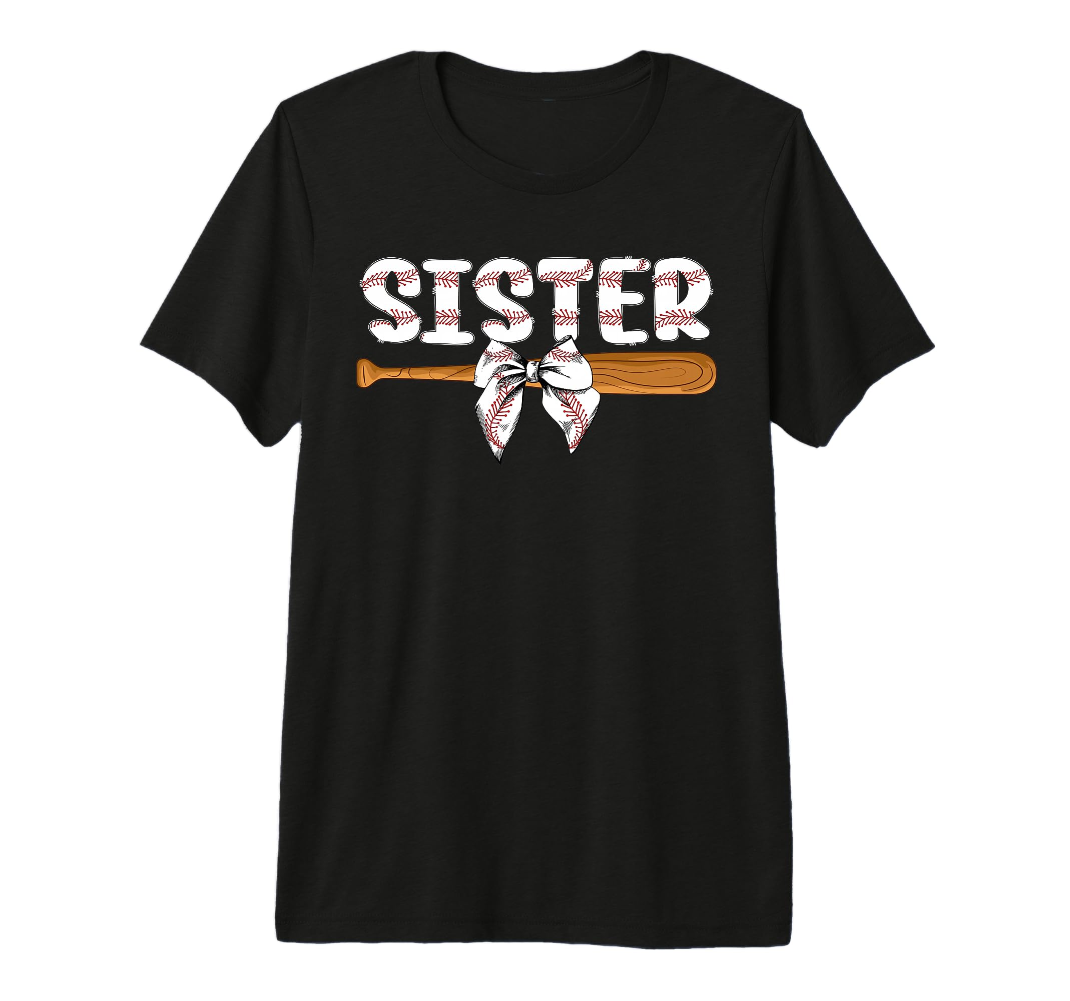 Baseball Sister Proud Sister T-Shirt - Fun Novelty Design for Adults - T-Shirt, Sweatshirt, Hoodie
