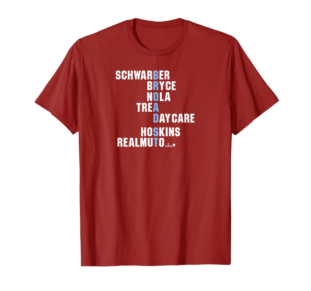 Broad St Names Philadelphia Baseball T-Shirt - Custom Art Print for Adults - T-Shirt, Sweatshirt, Hoodie