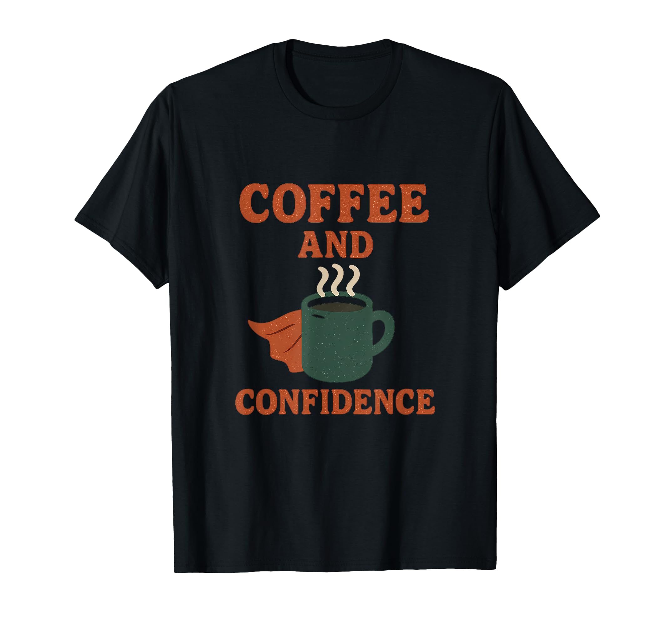 Coffee And Confidence Diner Art Self Care T-Shirt - Streetwear Style Unisex - T-Shirt, Sweatshirt, Hoodie
