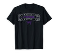 Purple Cheerleader Cheerleading Squad T-Shirt - Aesthetic Graphic Unisex - T-Shirt, Sweatshirt, Hoodie