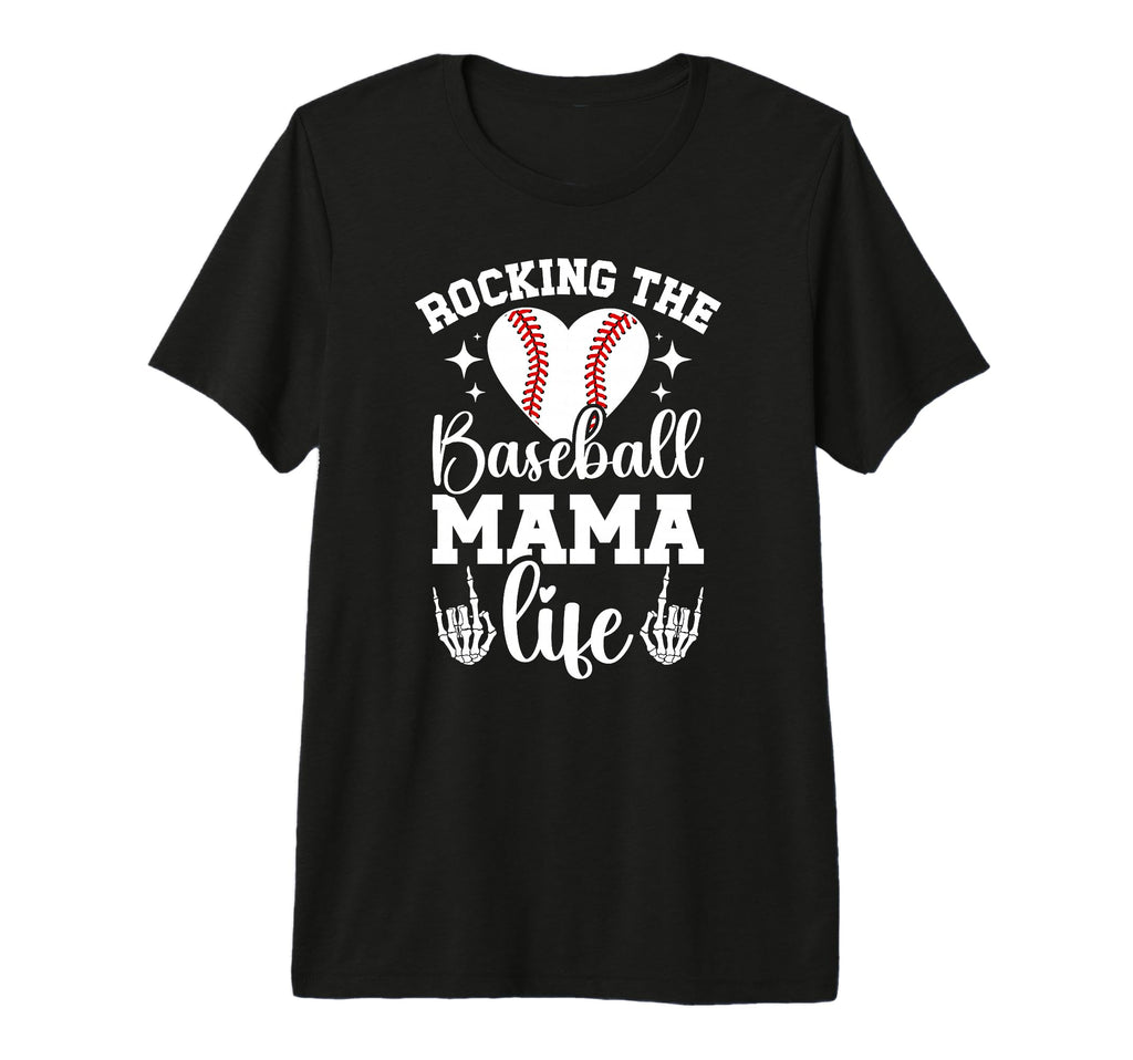 Baseball Mama Life Baseball Mom T-Shirt - Unique Graphic Men Women - T-Shirt, Sweatshirt, Hoodie