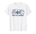 Nba New Orleans Pelicans Peace Love T-Shirt - Novelty Apparel for Adults - T-Shirt, Sweatshirt, Hoodie
