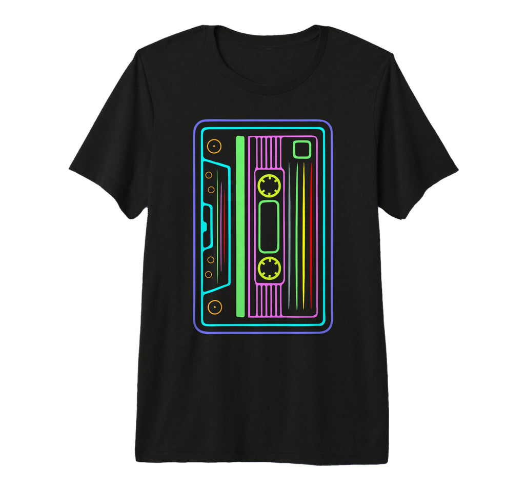 80S Music Cassette Tape Birthday T-Shirt - Graphic Print Men Women - T-Shirt, Sweatshirt, Hoodie