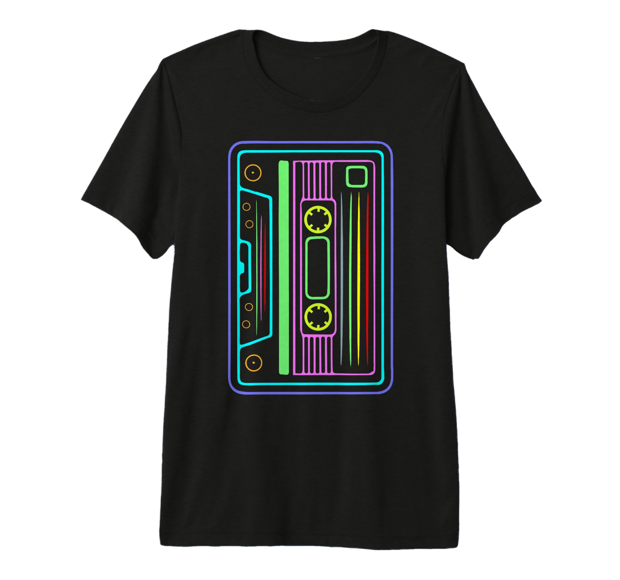 80S Music Cassette Tape Birthday T-Shirt - Graphic Print Men Women - T-Shirt, Sweatshirt, Hoodie