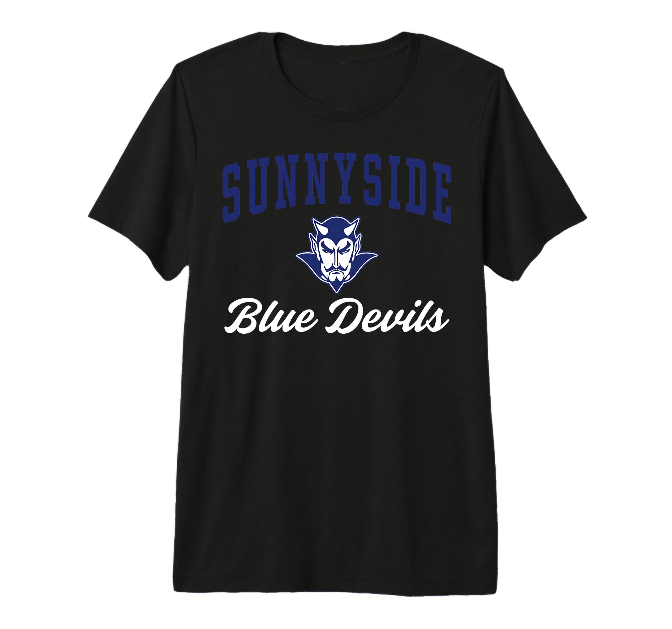 Sunnyside High School Blue Devils C3 T-Shirt - Minimalist Print for Adults - T-Shirt, Sweatshirt, Hoodie