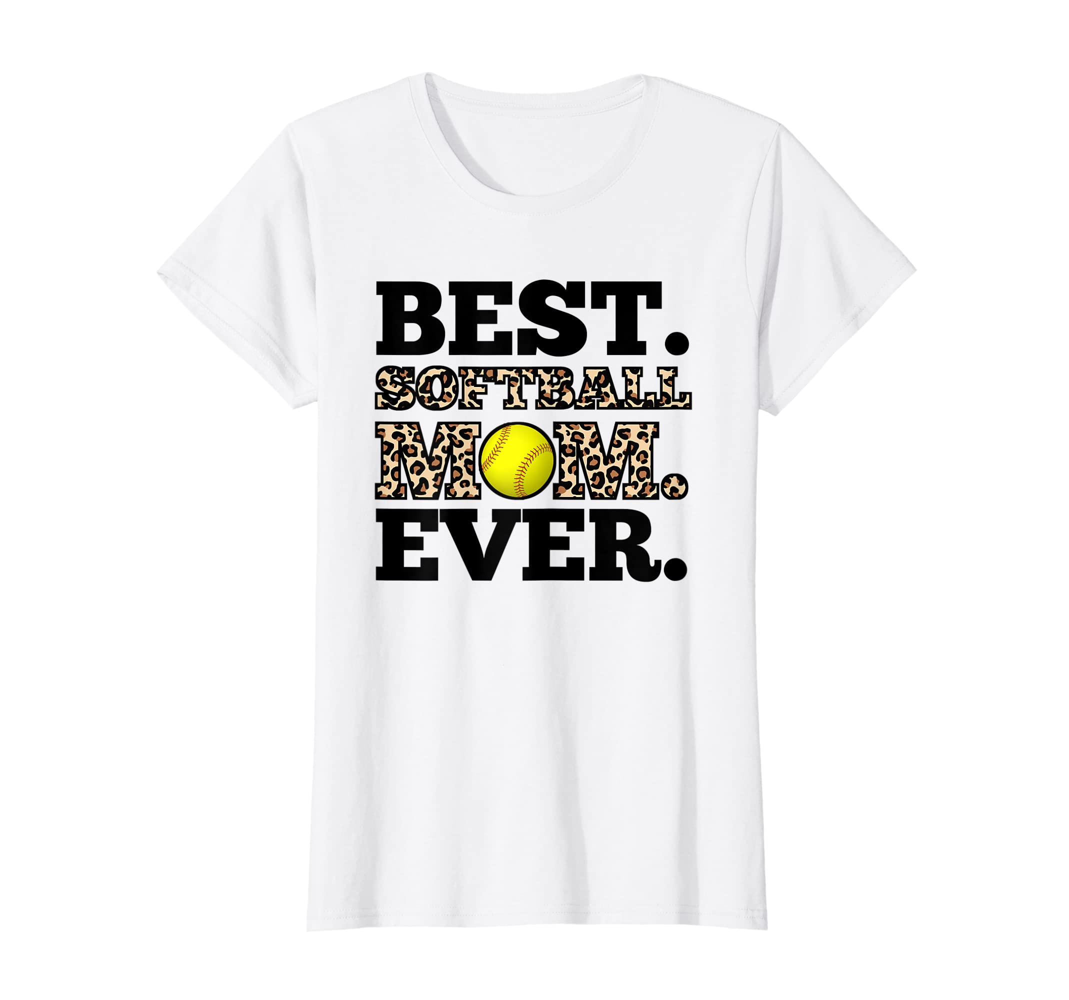 Womens Best Softball Mom Ever Mother T-Shirt - Fun Novelty Design Unisex - T-Shirt, Sweatshirt, Hoodie